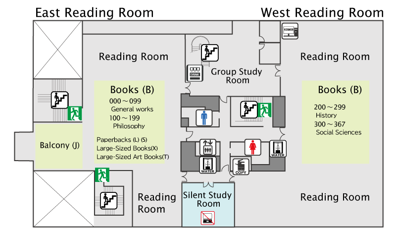 2F floor map