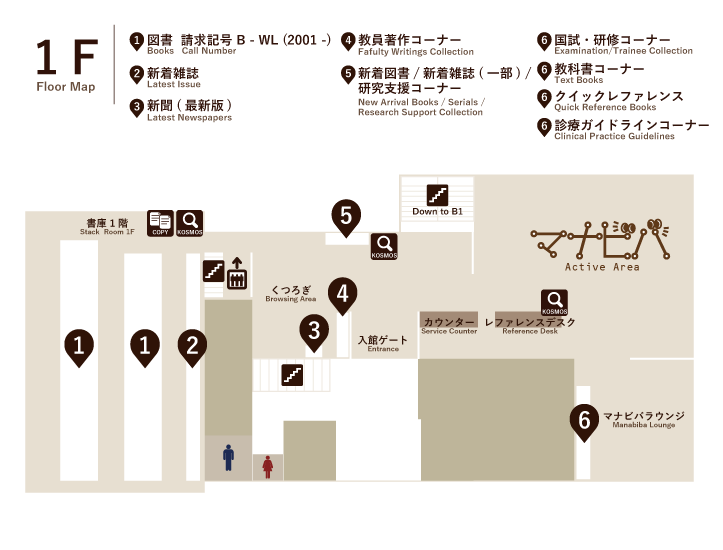 1階フロアマップ