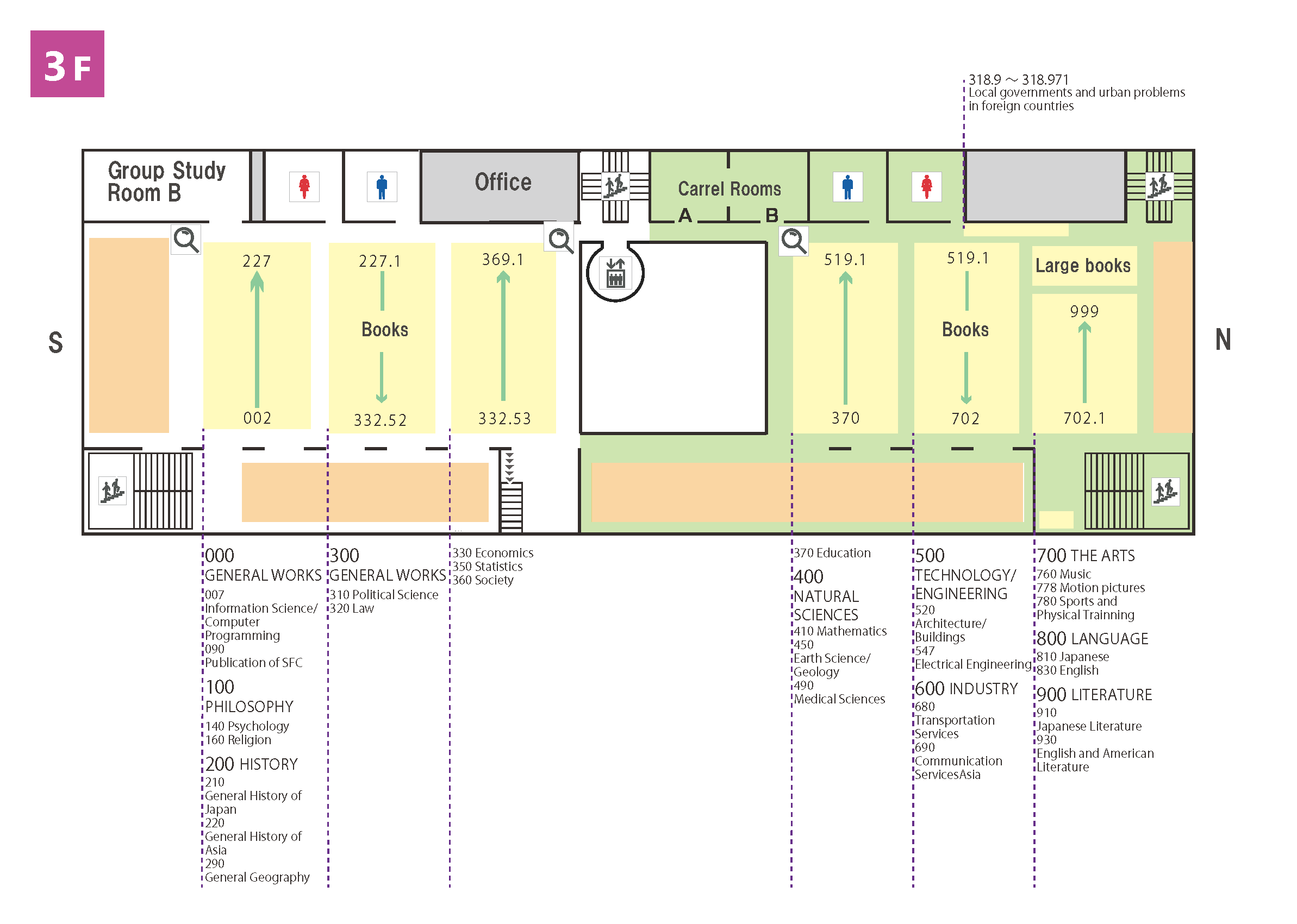 3F floor map